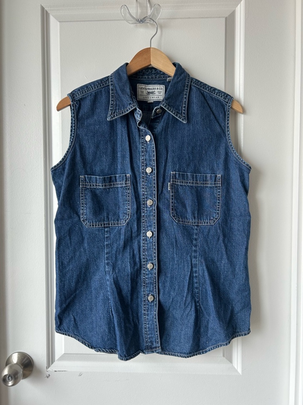 Levi’s Vintage 90’s Denim Vest Sz XL
